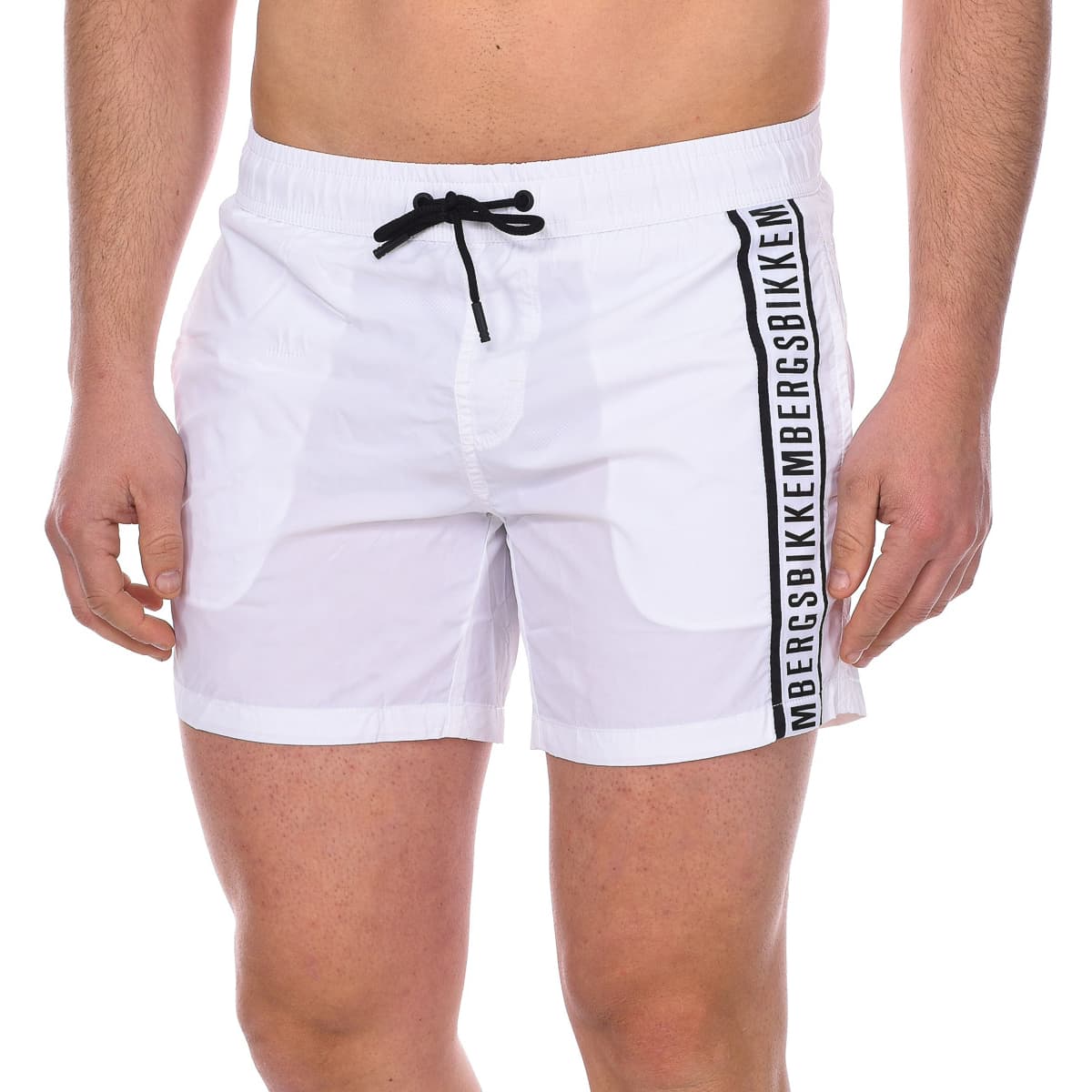 Μαγιό Bikkembergs BKK1MBS01-WHITE-BLACK