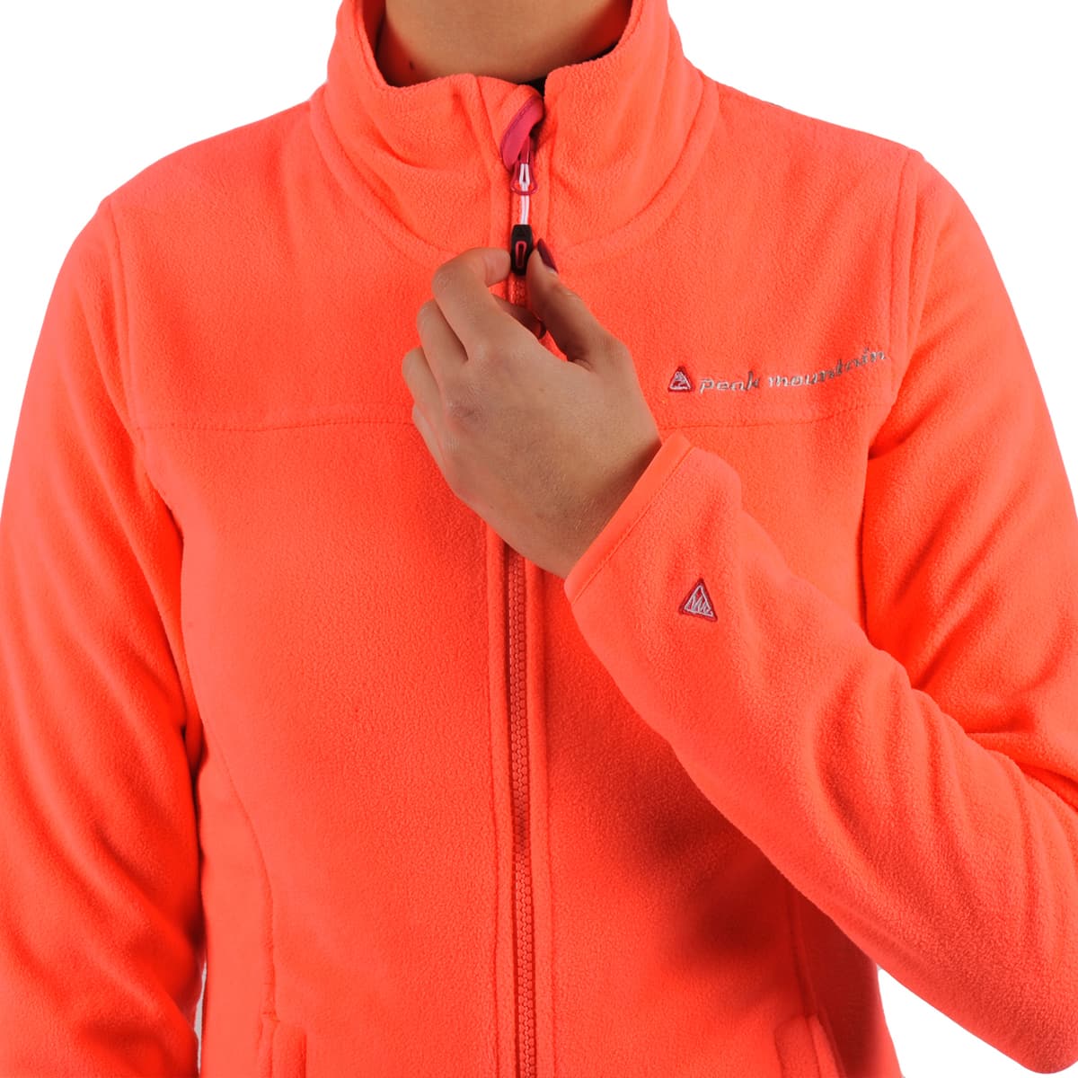 Women's Sweatshirts Peak Mountain Orange