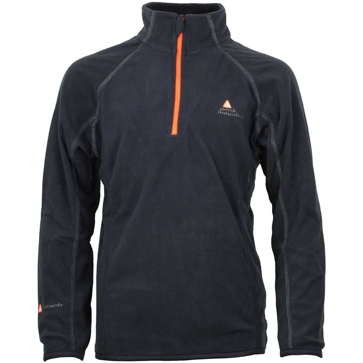 Men's Sweatshirts Peak Mountain Black