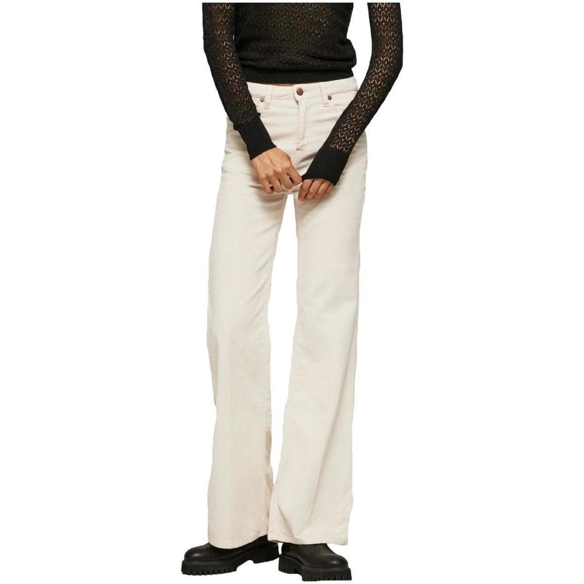 Women's Pants Pepe Jeans Beige