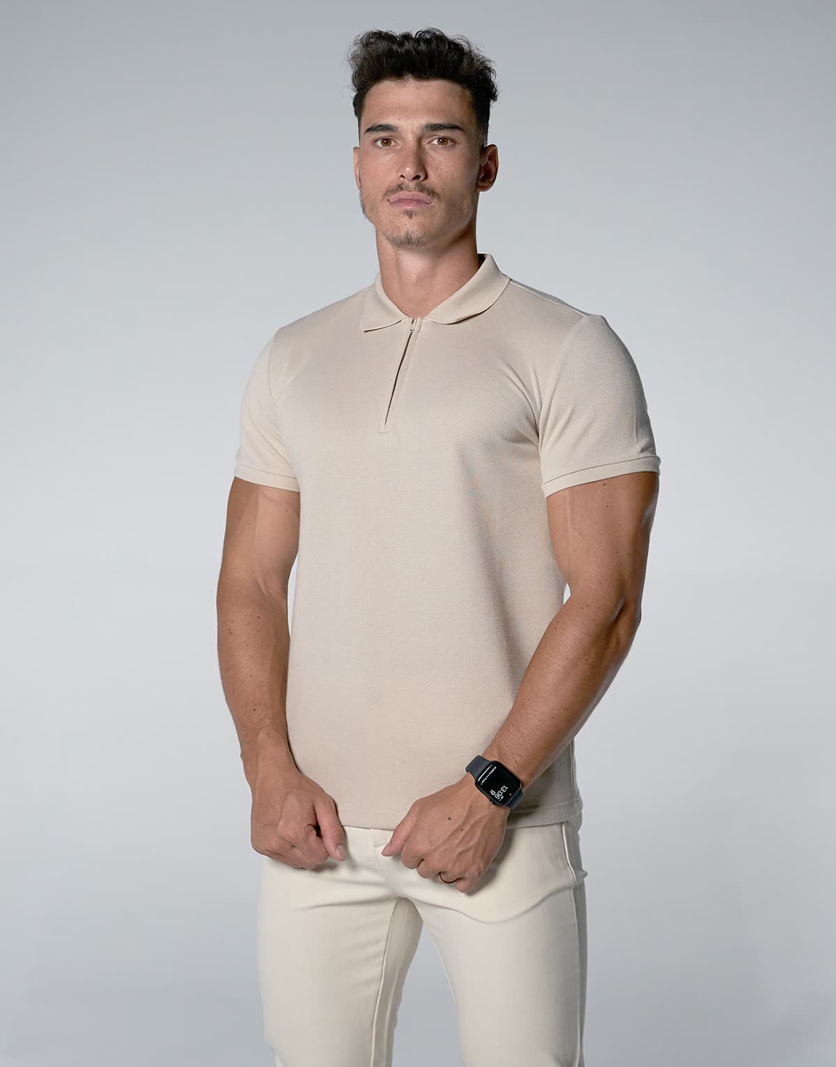Men's Polo Shirts THEAD. Beige