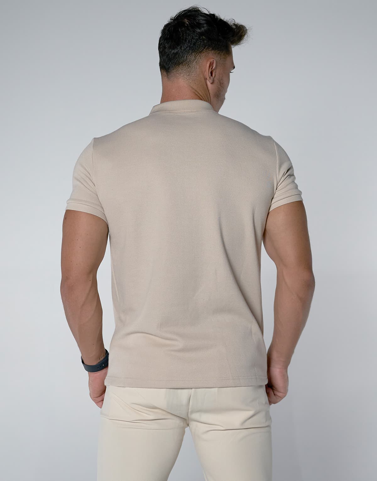Men's Polo Shirts THEAD. Beige