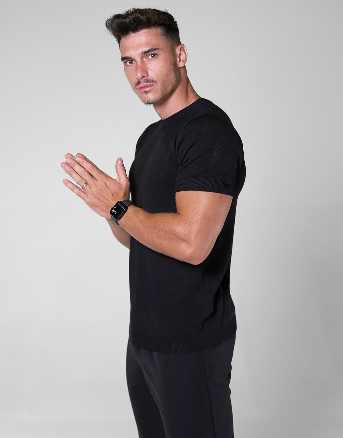 Men's T-Shirts THEAD. Black