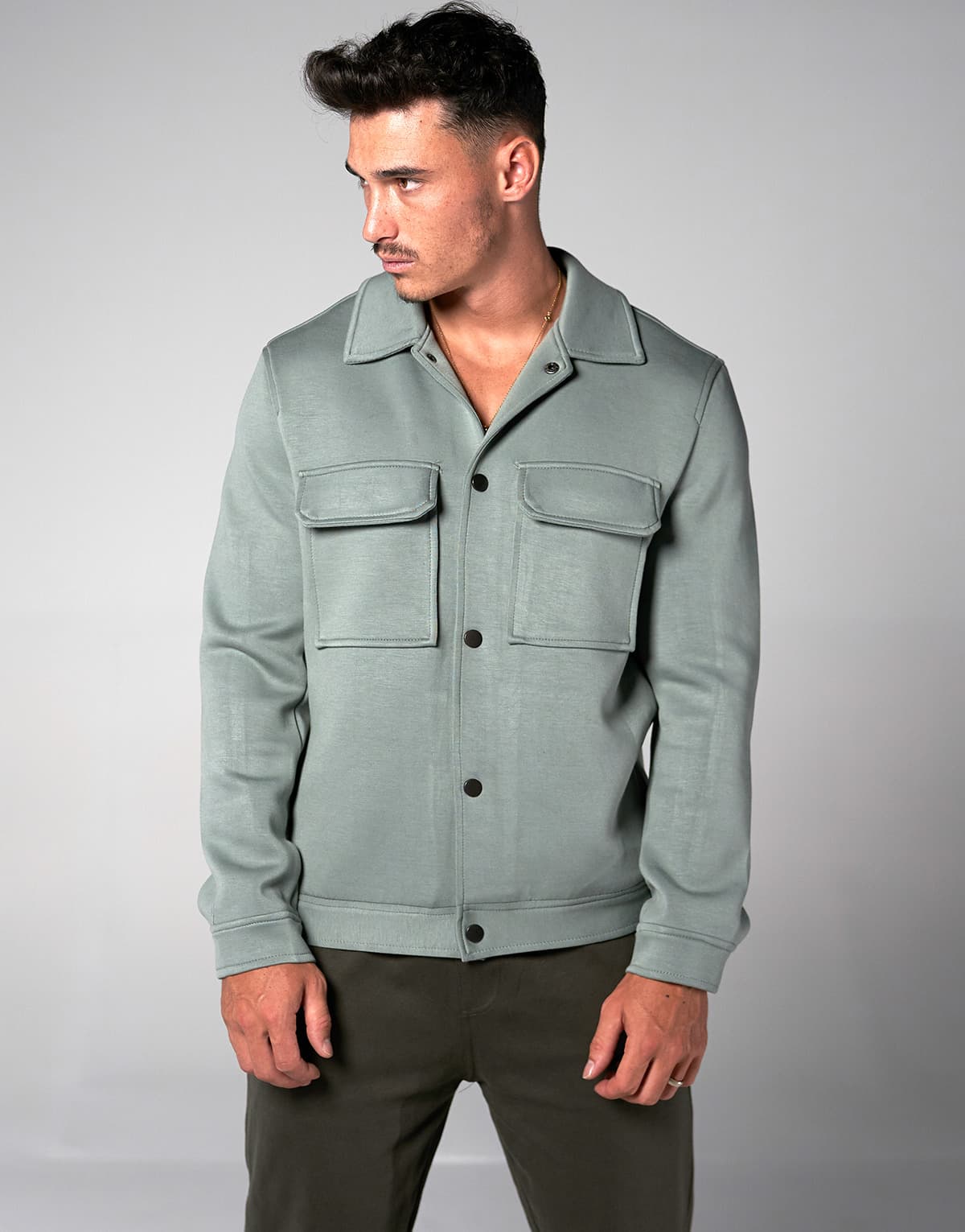 Men's Blazers THEAD. Green