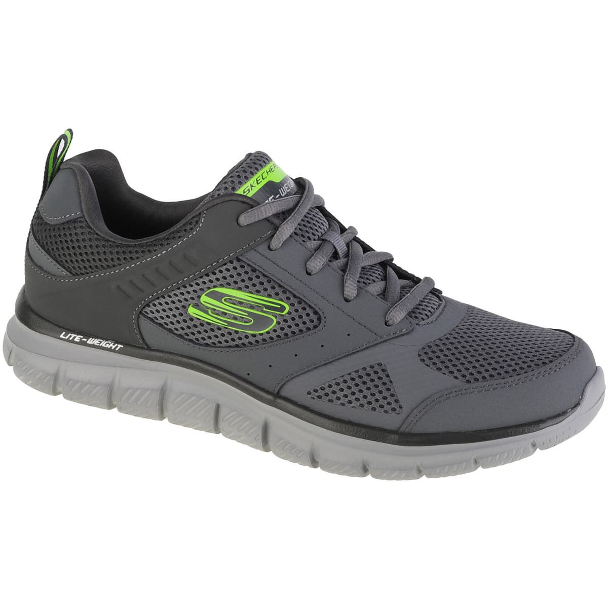 Skechers Track Syntac Ανδρικά Sneakers Γκρι 232398-CHAR