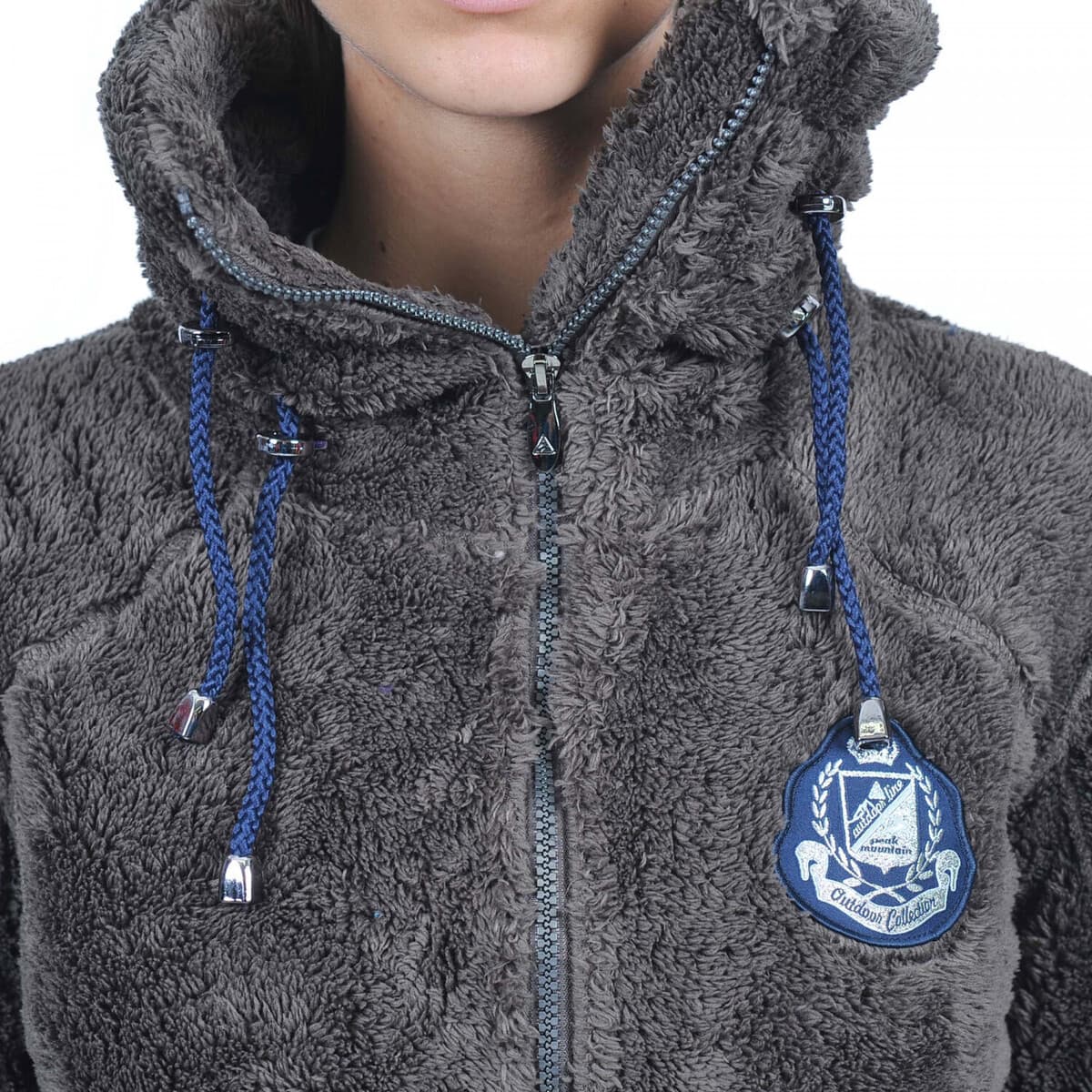 Women's Sweatshirts Peak Mountain Brown