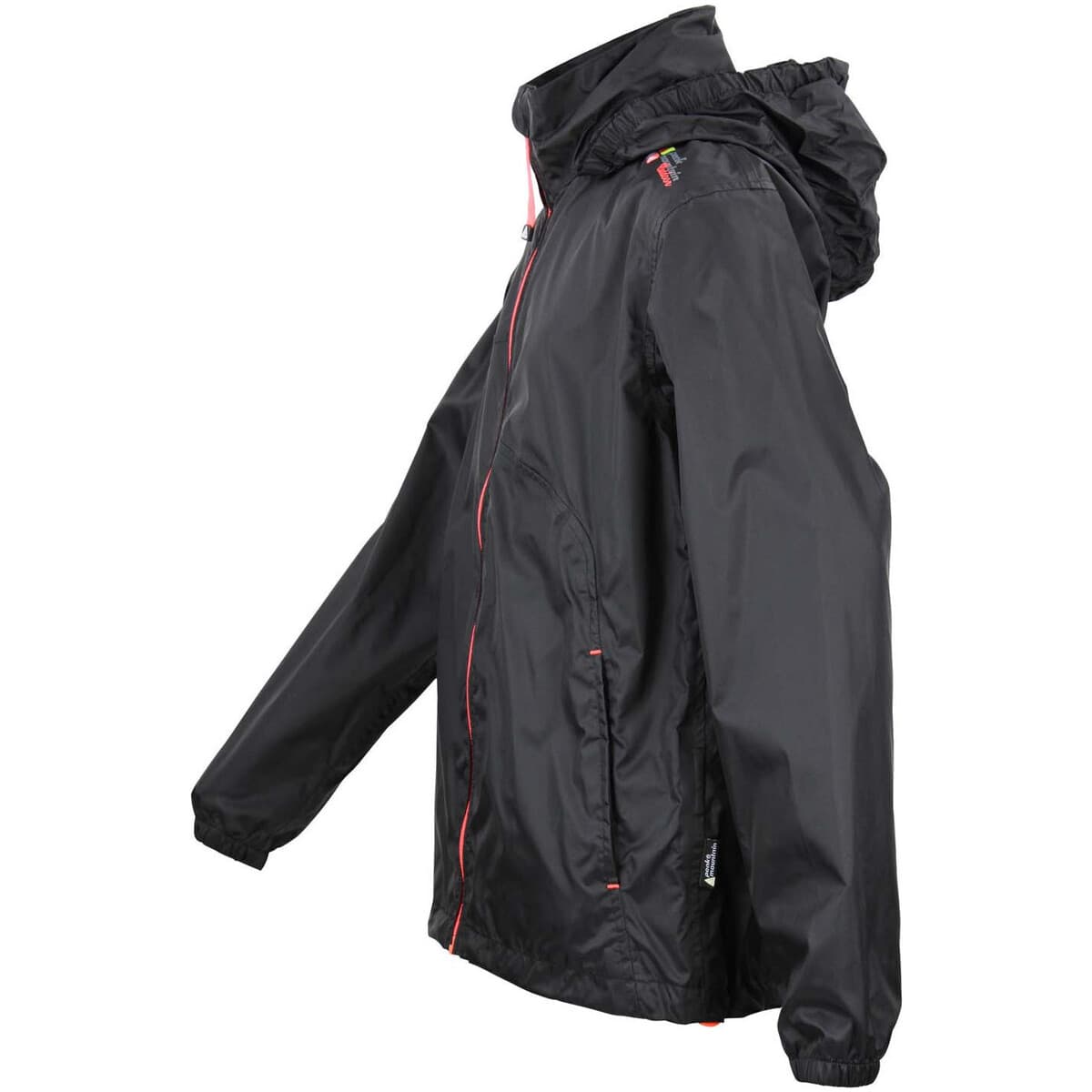 Girls' Windbreakers Peak Mountain Black