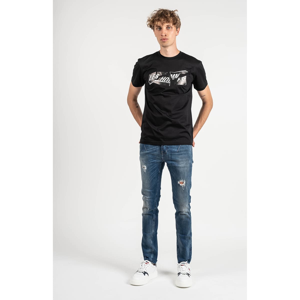 Men's T-Shirts Les Hommes Black