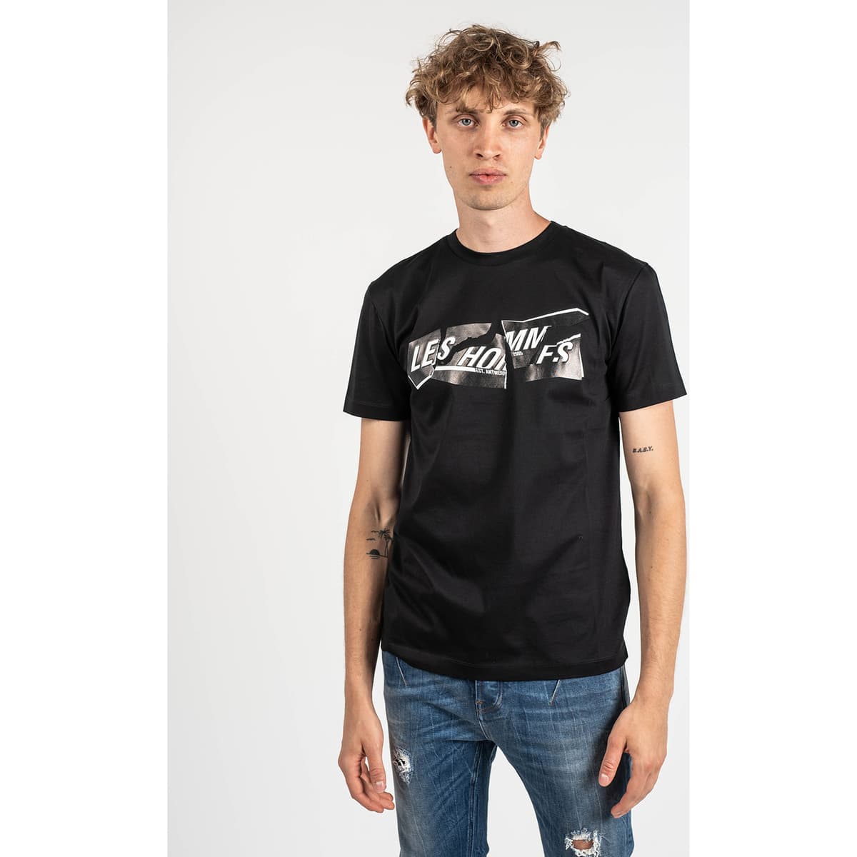 Men's T-Shirts Les Hommes Black