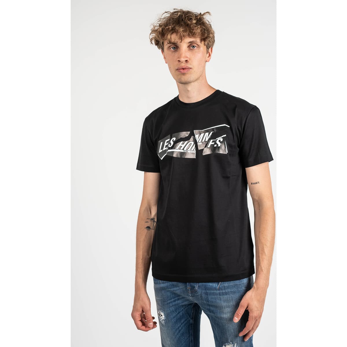 Men's T-Shirts Les Hommes Black
