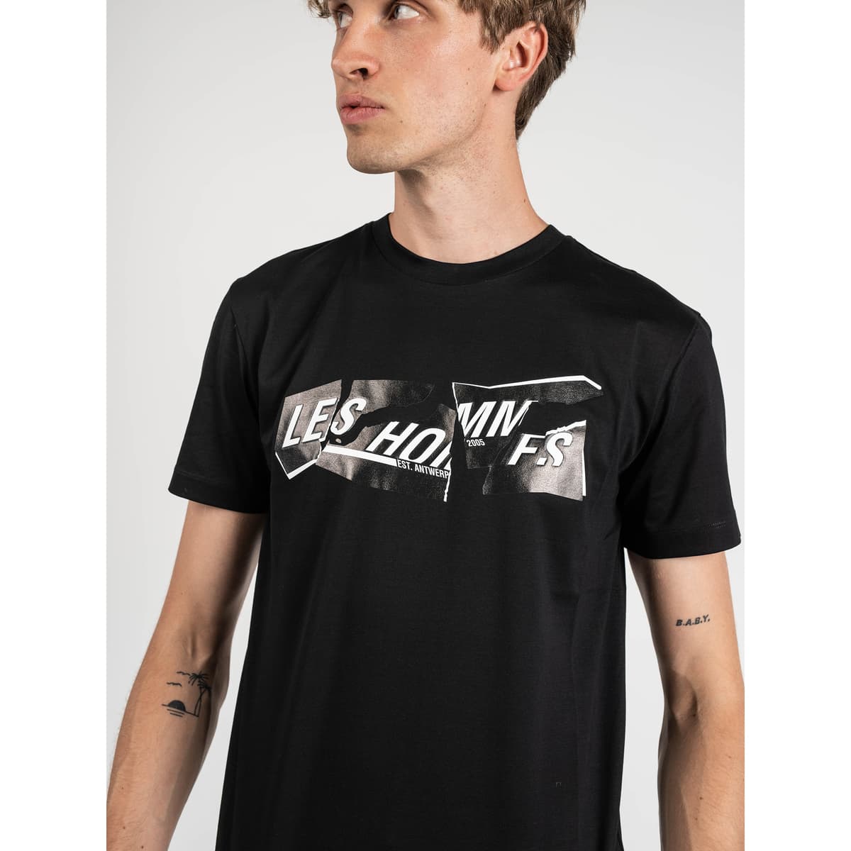 Men's T-Shirts Les Hommes Black