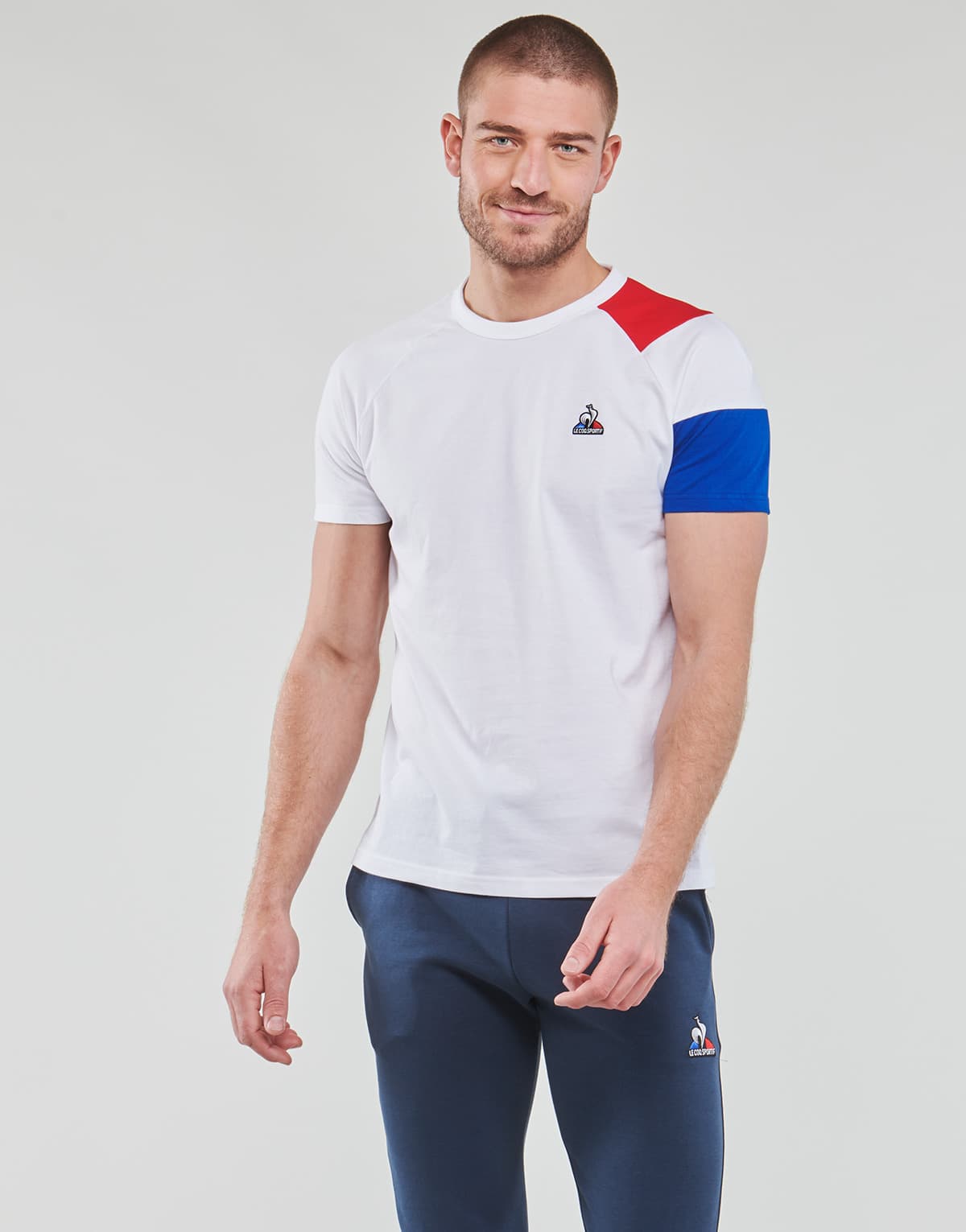 Men's Sports T-Shirts Le Coq Sportif White