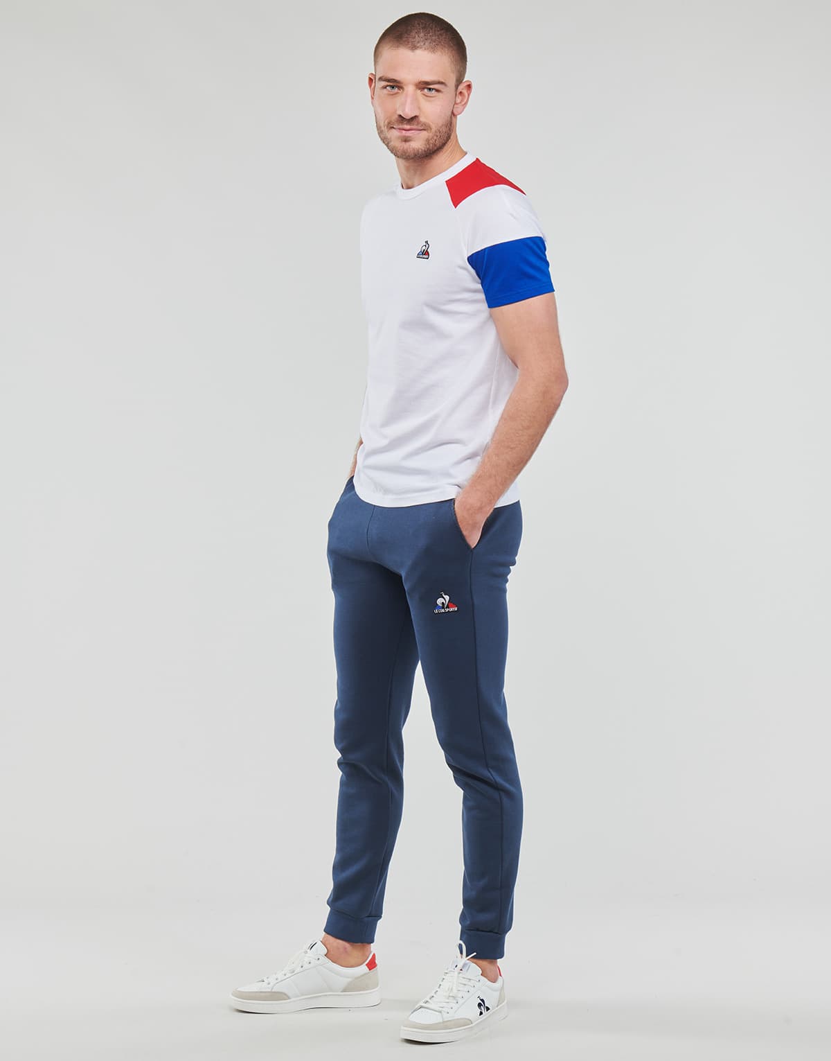 Men's Sports T-Shirts Le Coq Sportif White