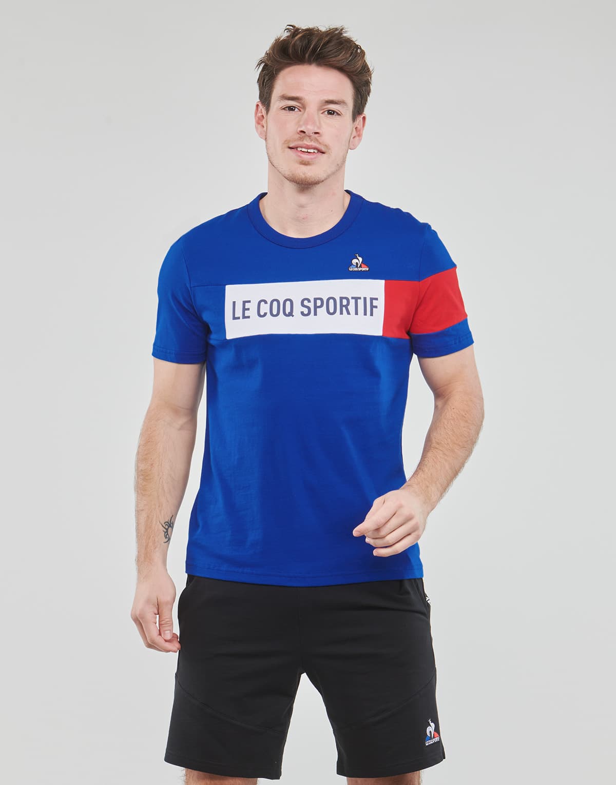 Men's Sports T-Shirts Le Coq Sportif Blue