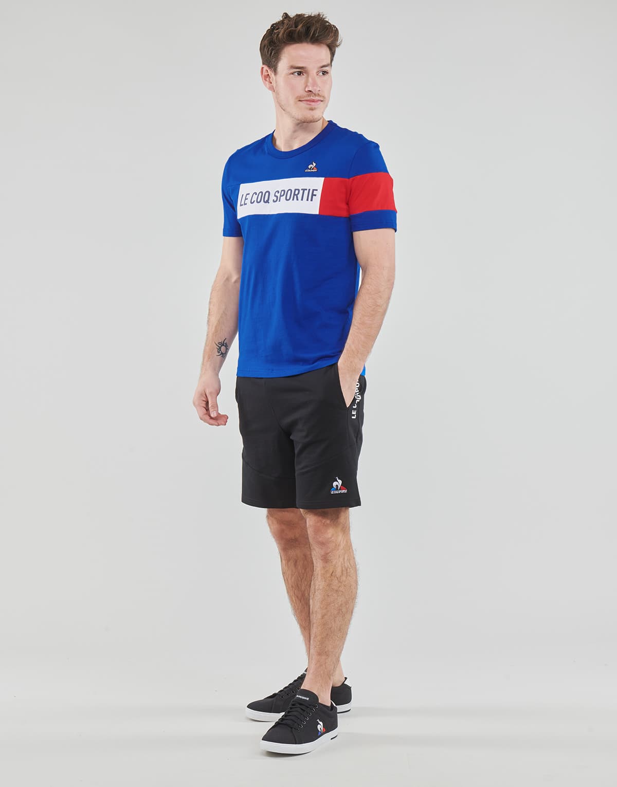 Men's Sports T-Shirts Le Coq Sportif Blue