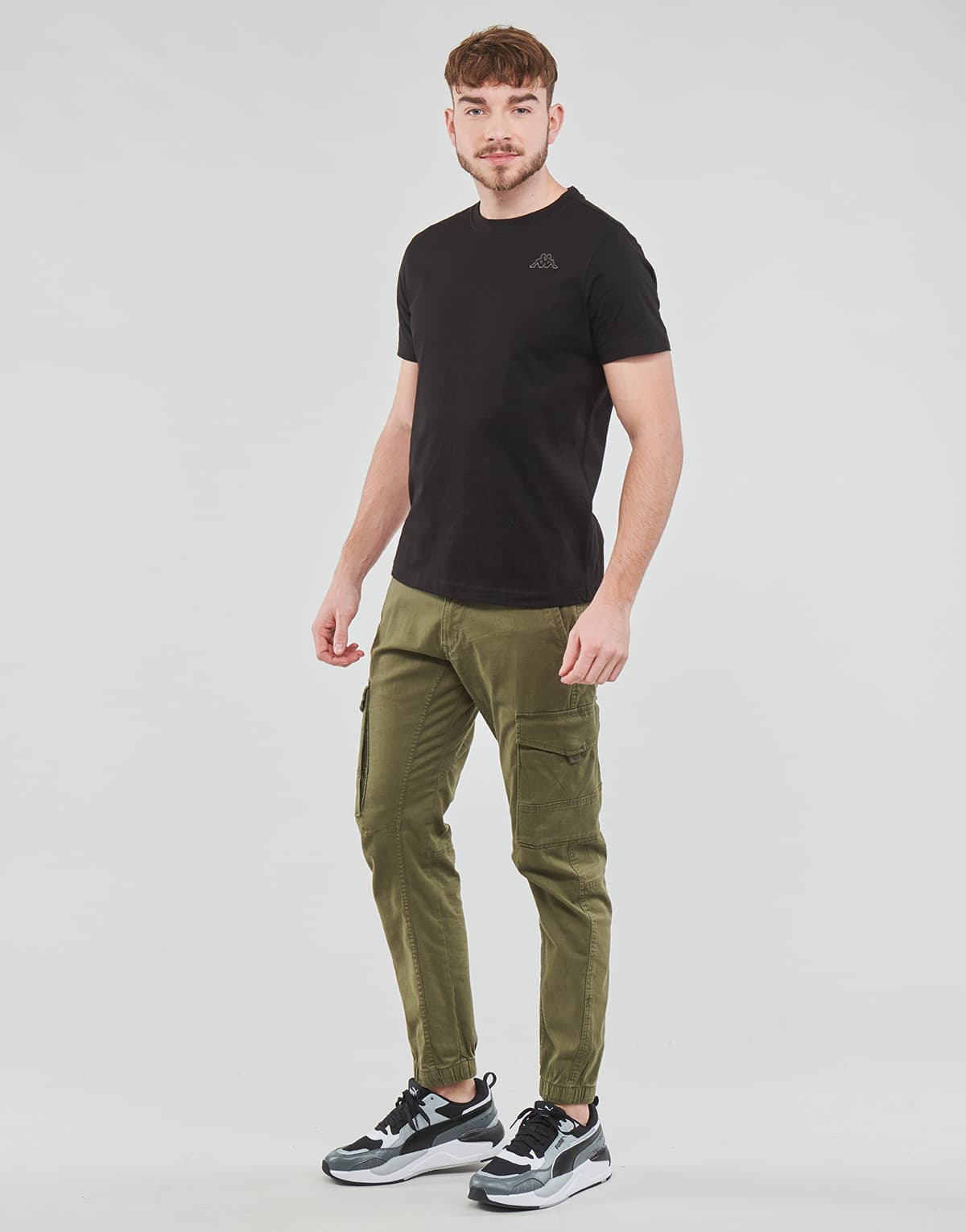 Men's Sports T-Shirts Kappa Black