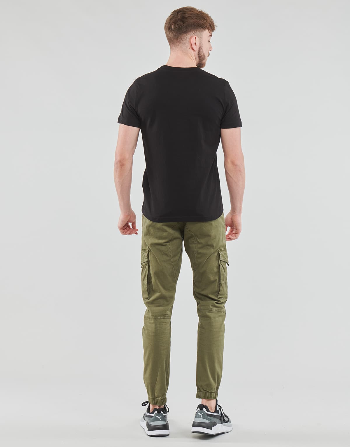 Men's Sports T-Shirts Kappa Black