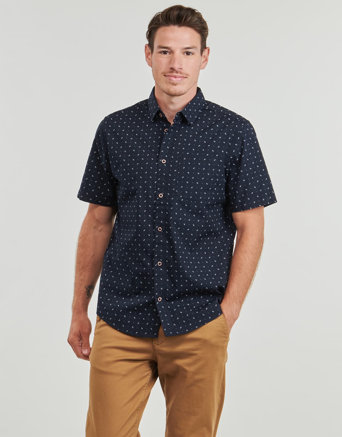 Men's Shirts Tom Tailor Blue