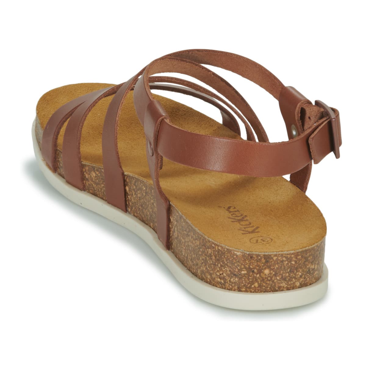 Women's Sandals Kickers Brown