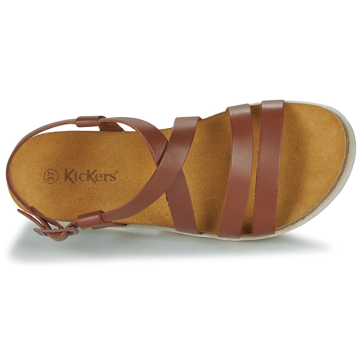 Women's Sandals Kickers Brown