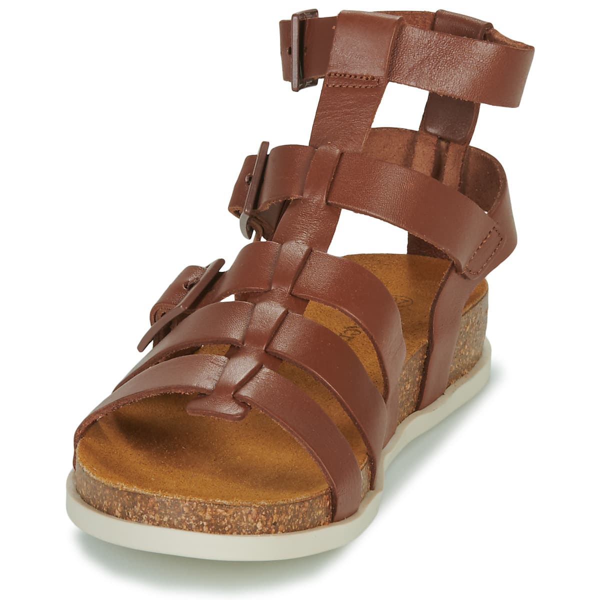 Women's Sandals Kickers Brown