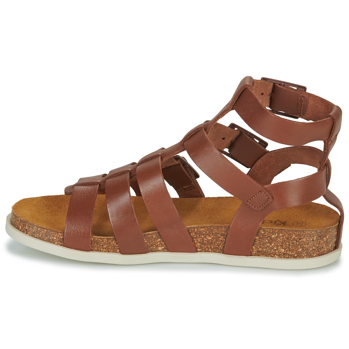 Women's Sandals Kickers Brown