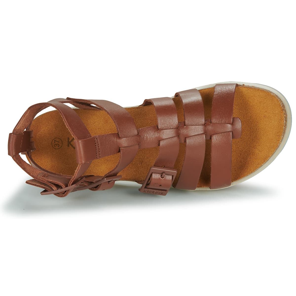 Women's Sandals Kickers Brown