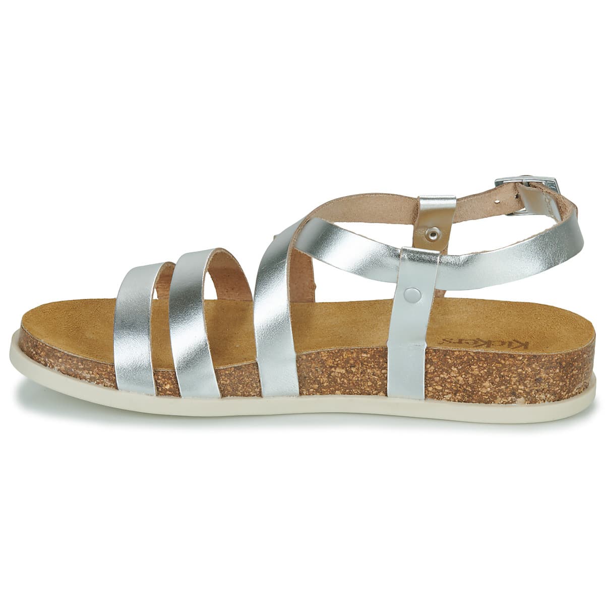 Women's Platforms Kickers Silver