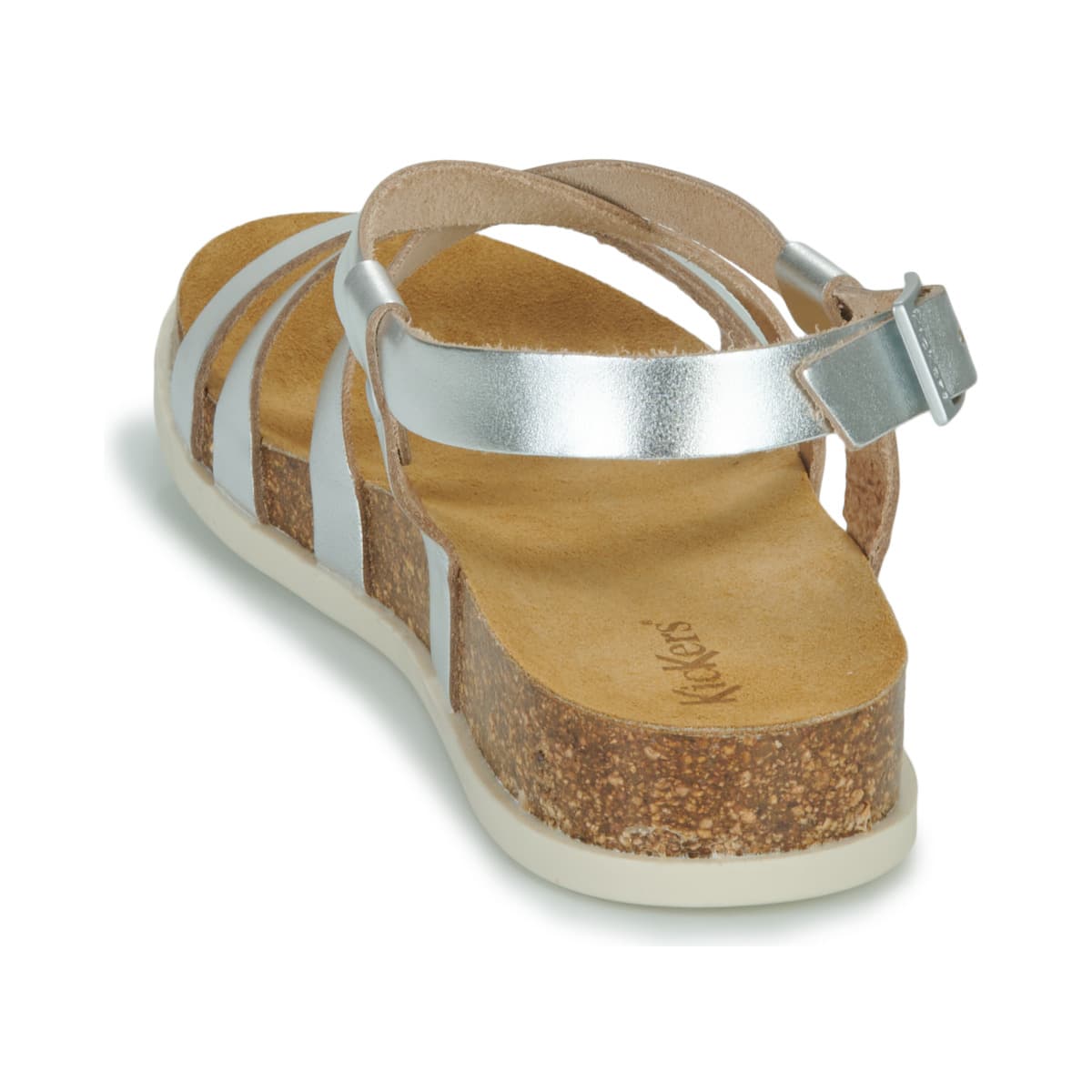 Women's Platforms Kickers Silver