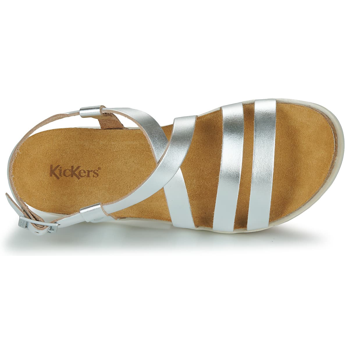 Women's Platforms Kickers Silver