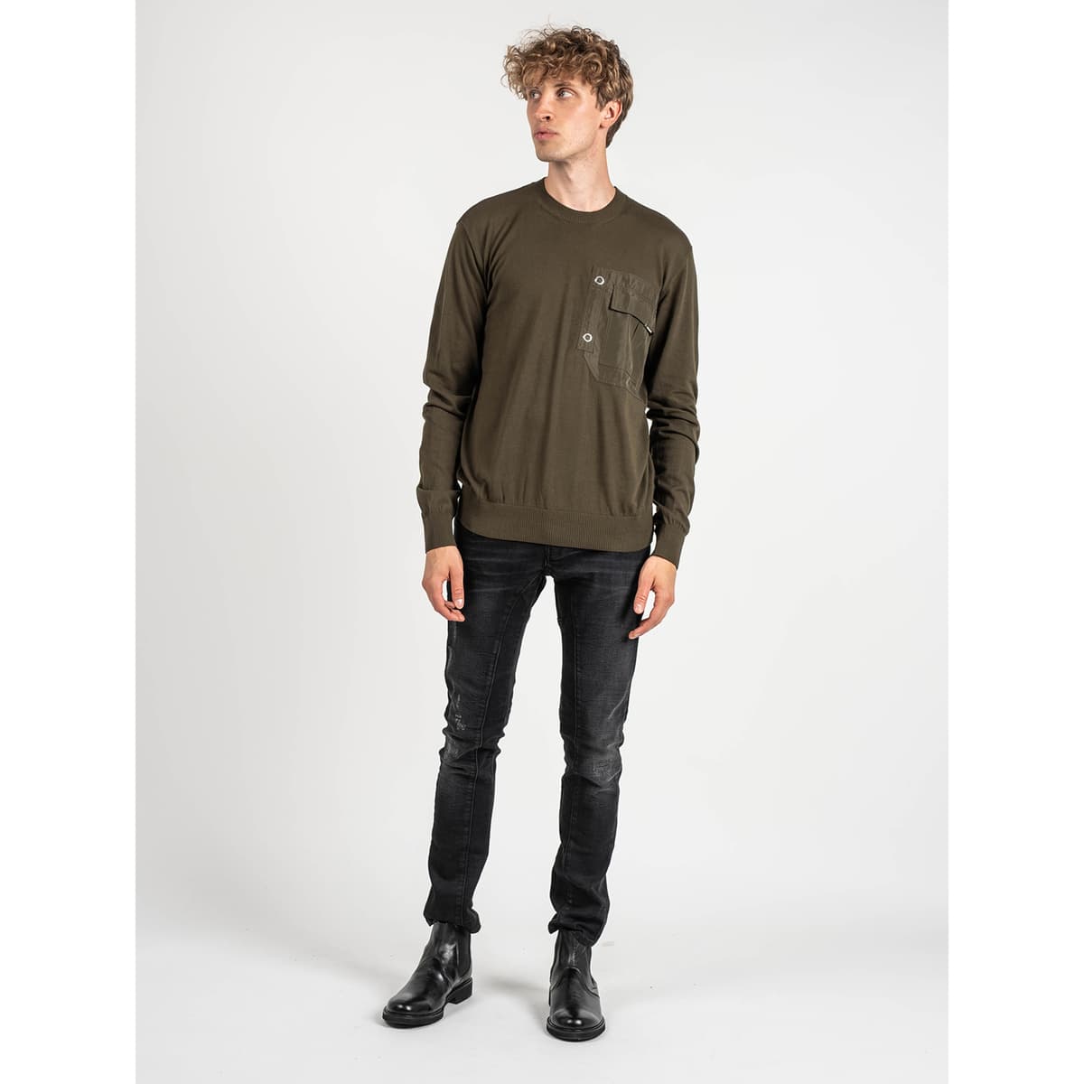 Men's Sweaters Les Hommes Green