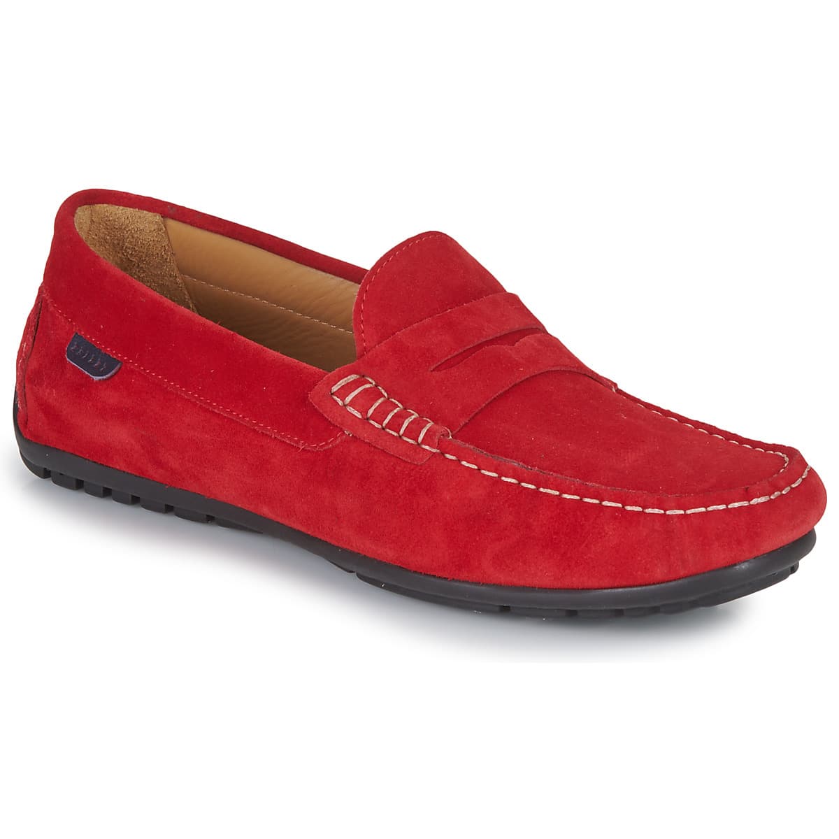 Men's Loafers Pellet Red