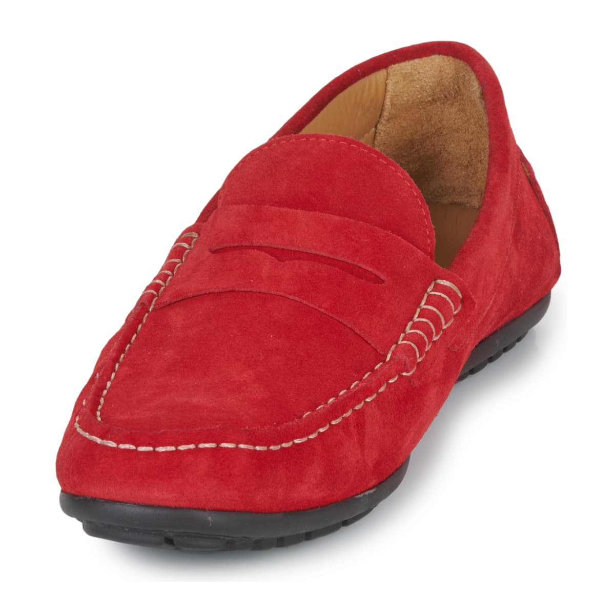 Men's Loafers Pellet Red