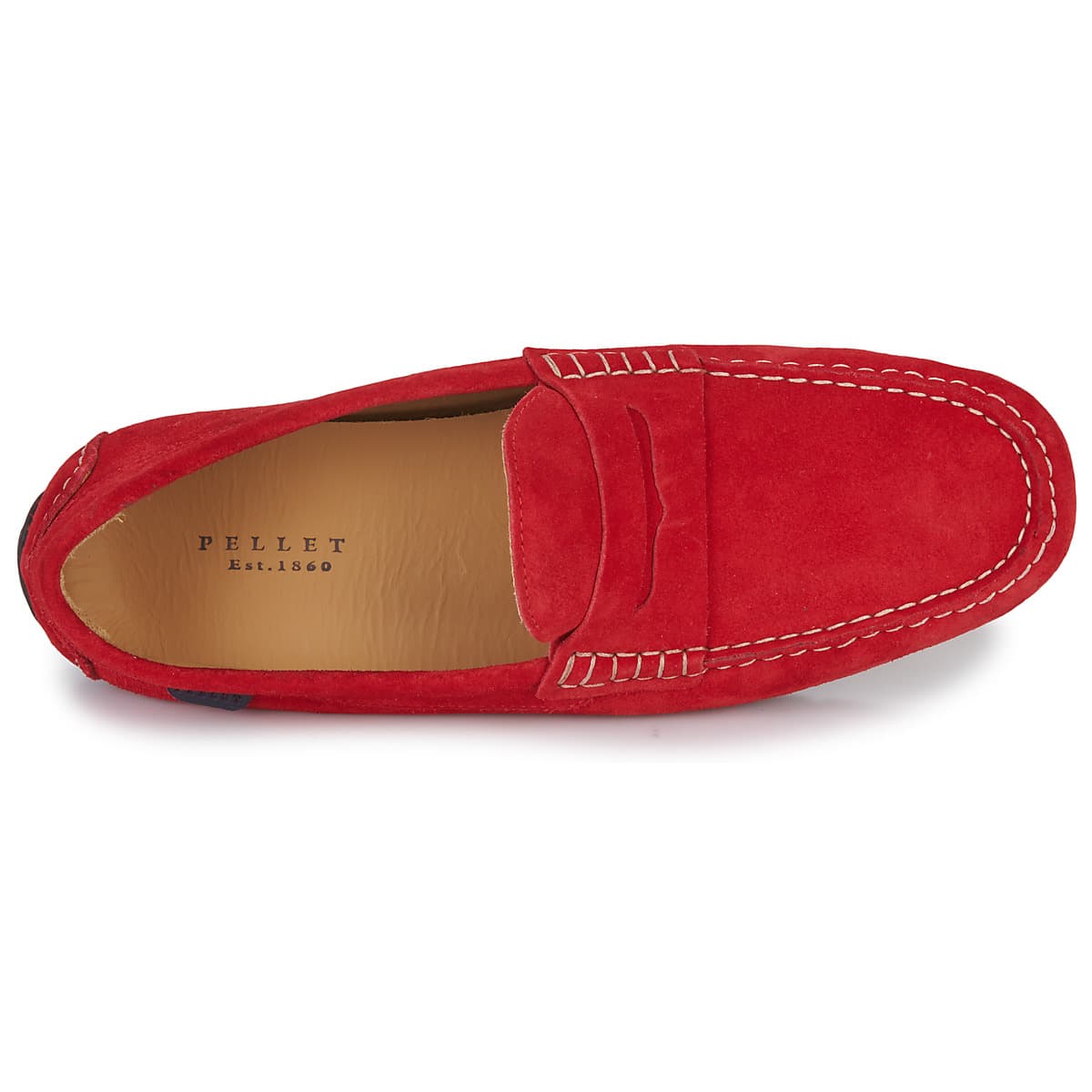 Men's Loafers Pellet Red