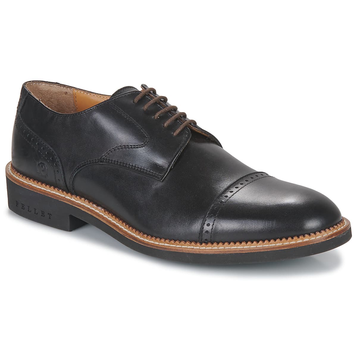 Men's Derby Shoes Pellet Black