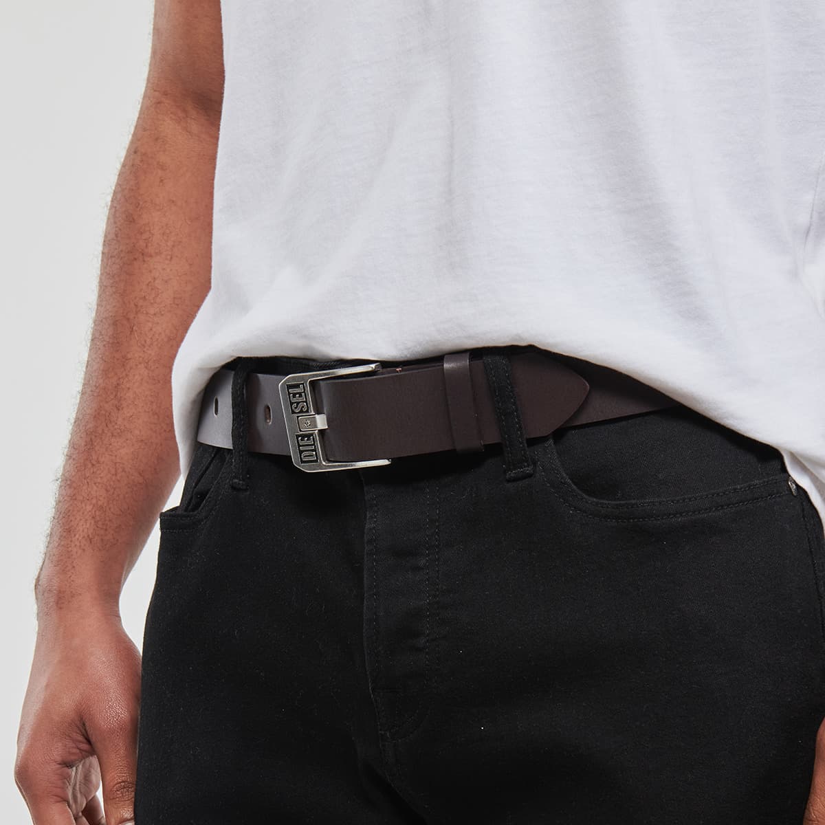 Men's Belts Diesel Brown