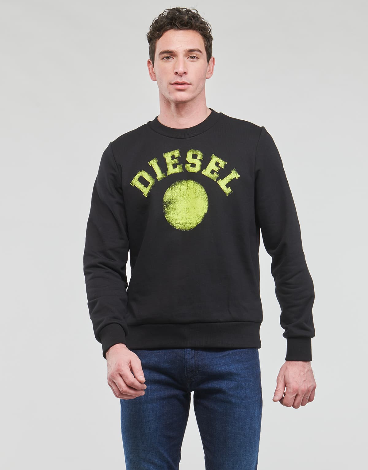 Men's Sports T-Shirts Diesel Black