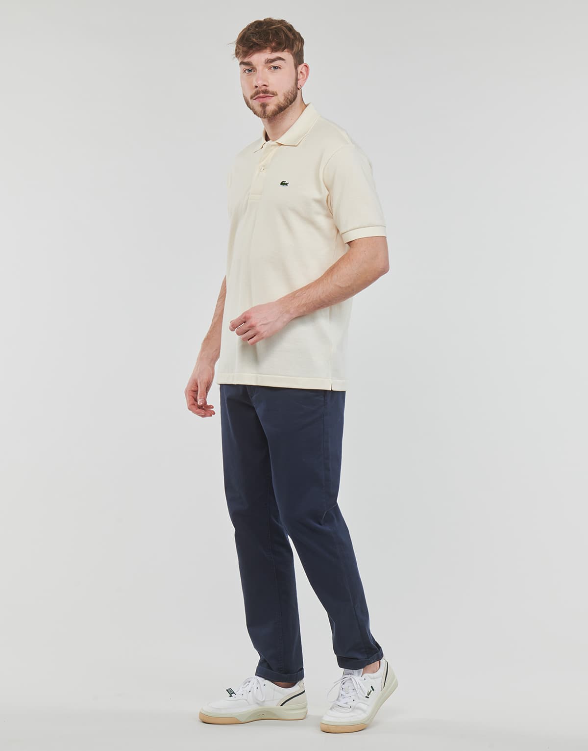 Men's Polo Shirts Lacoste White