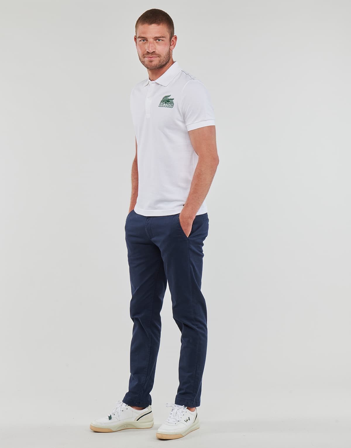 Men's Polo Shirts Lacoste White
