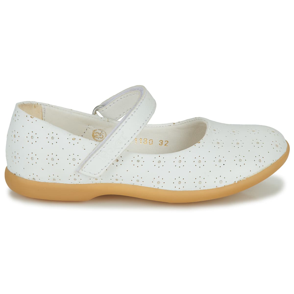 Women's Ballet Flats Kickers White