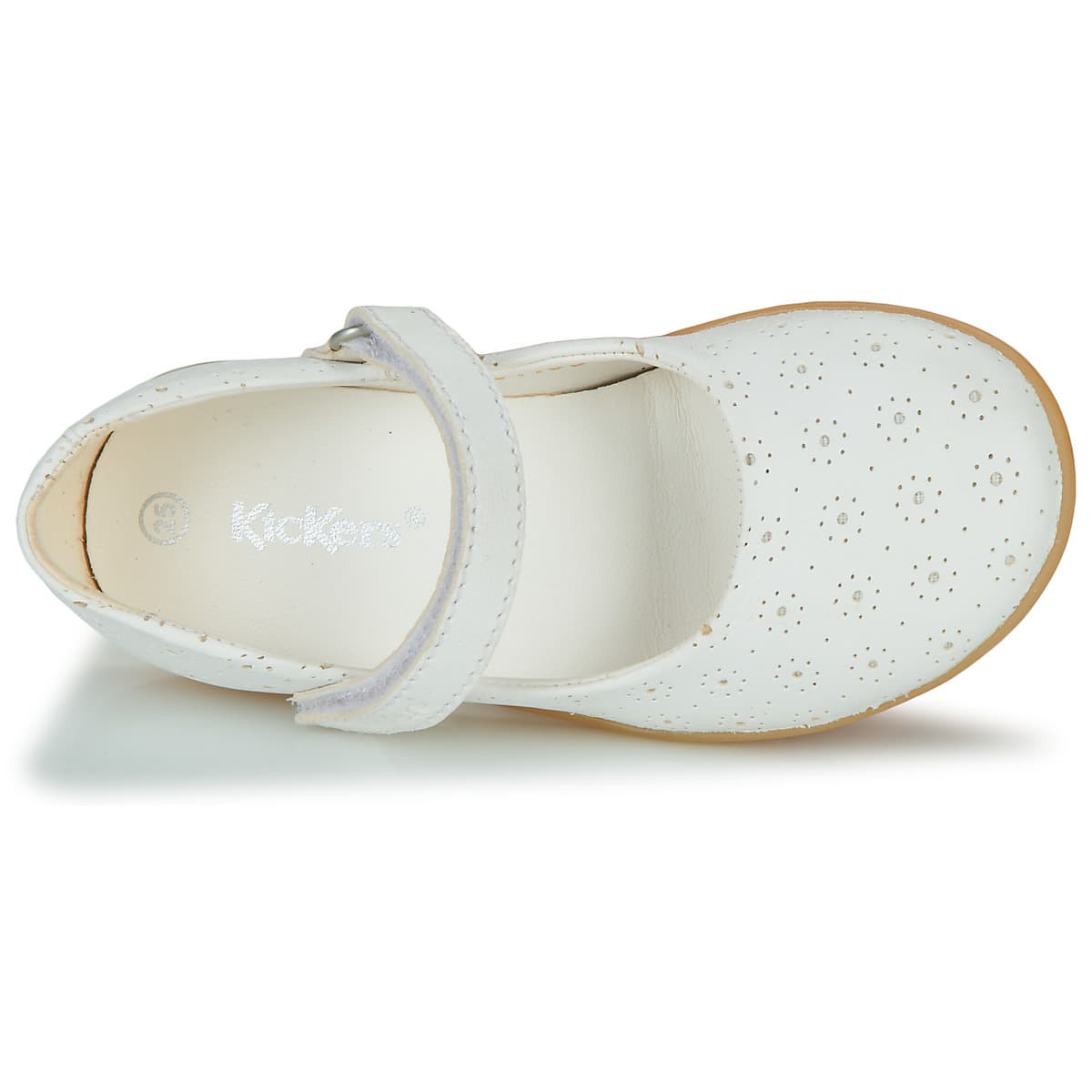 Women's Ballet Flats Kickers White