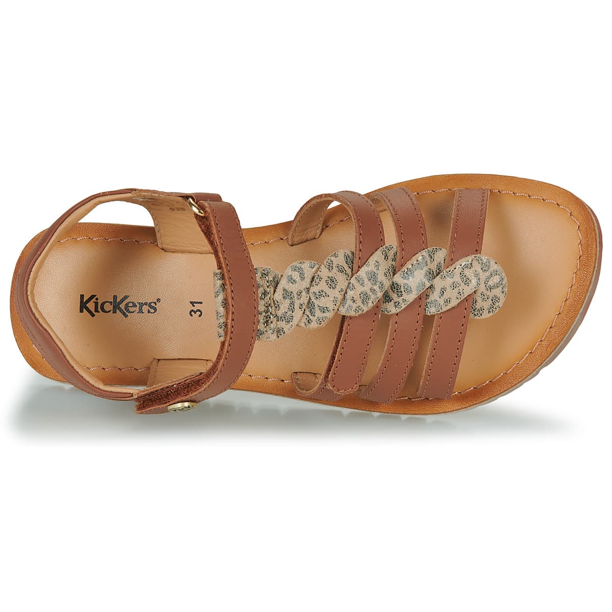 Girls' Sandals Kickers Brown