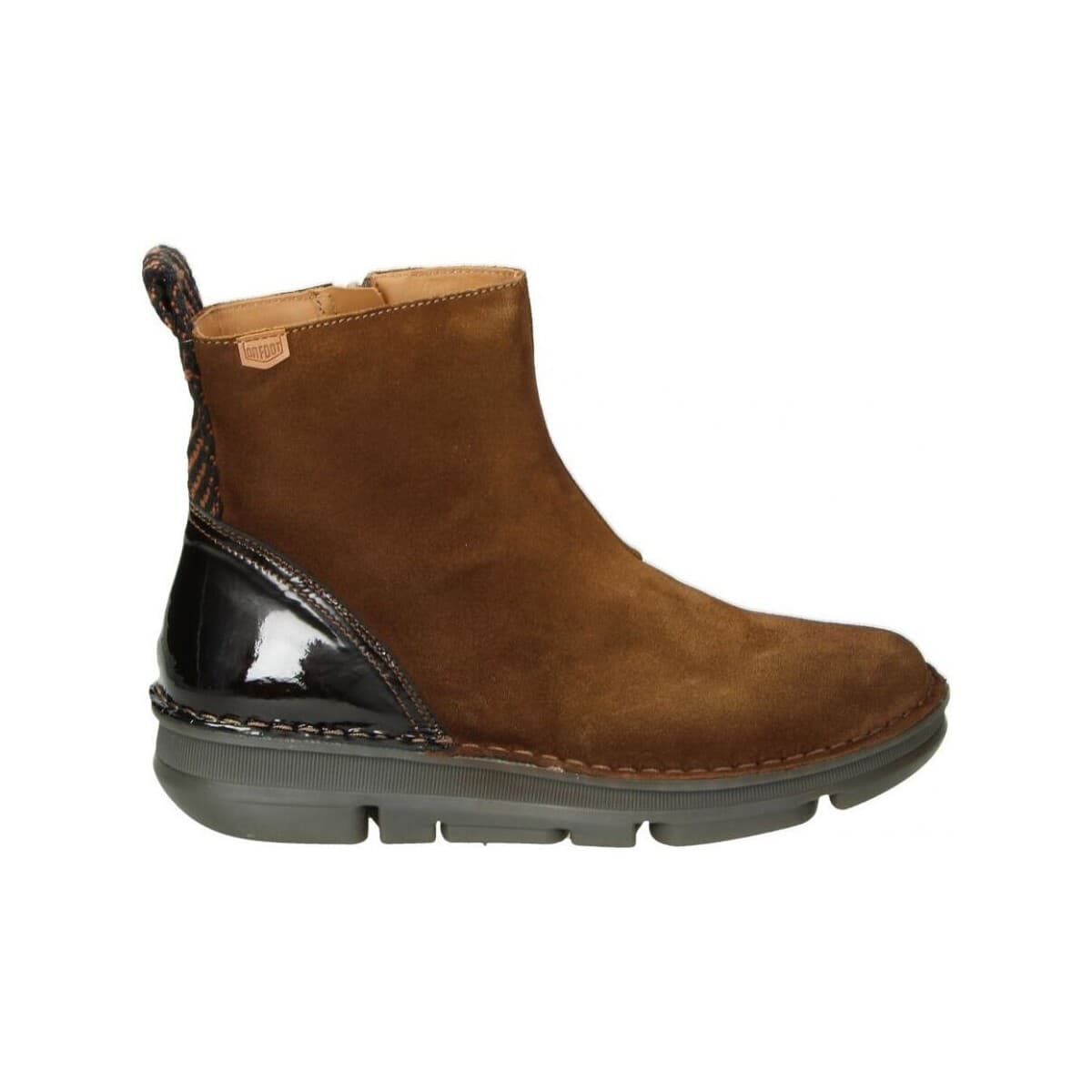 Women's Ankle Boots On Foot Brown