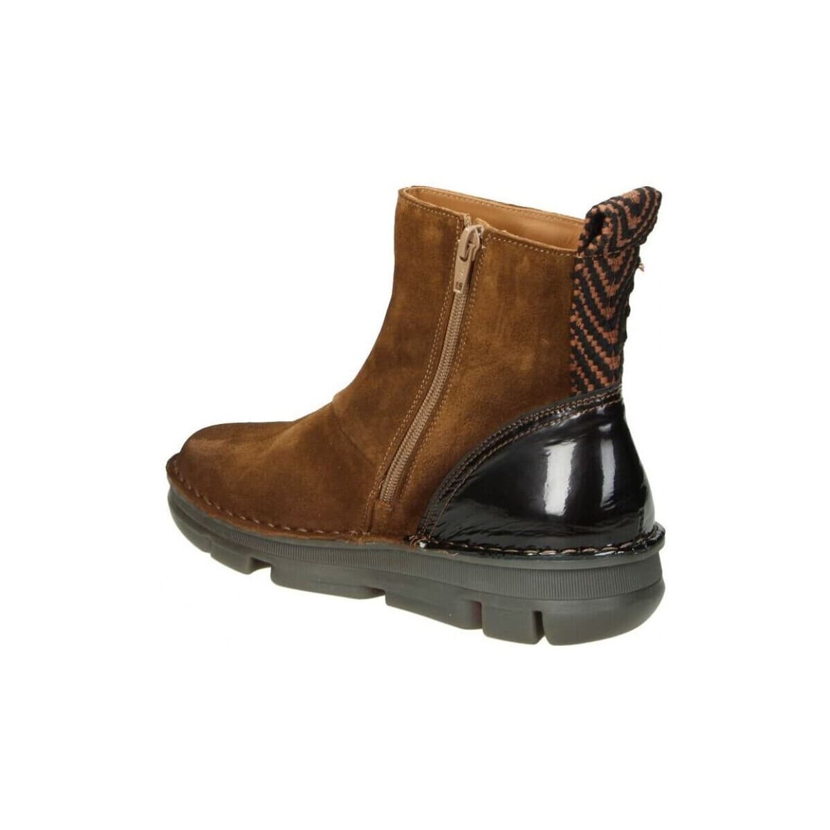 Women's Ankle Boots On Foot Brown