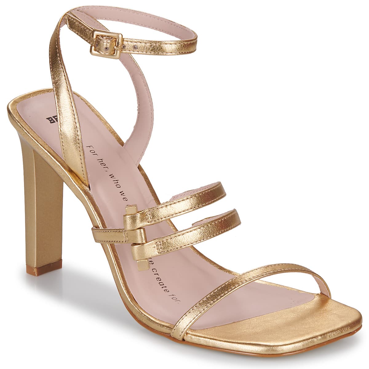 Women's Pumps Bronx Gold