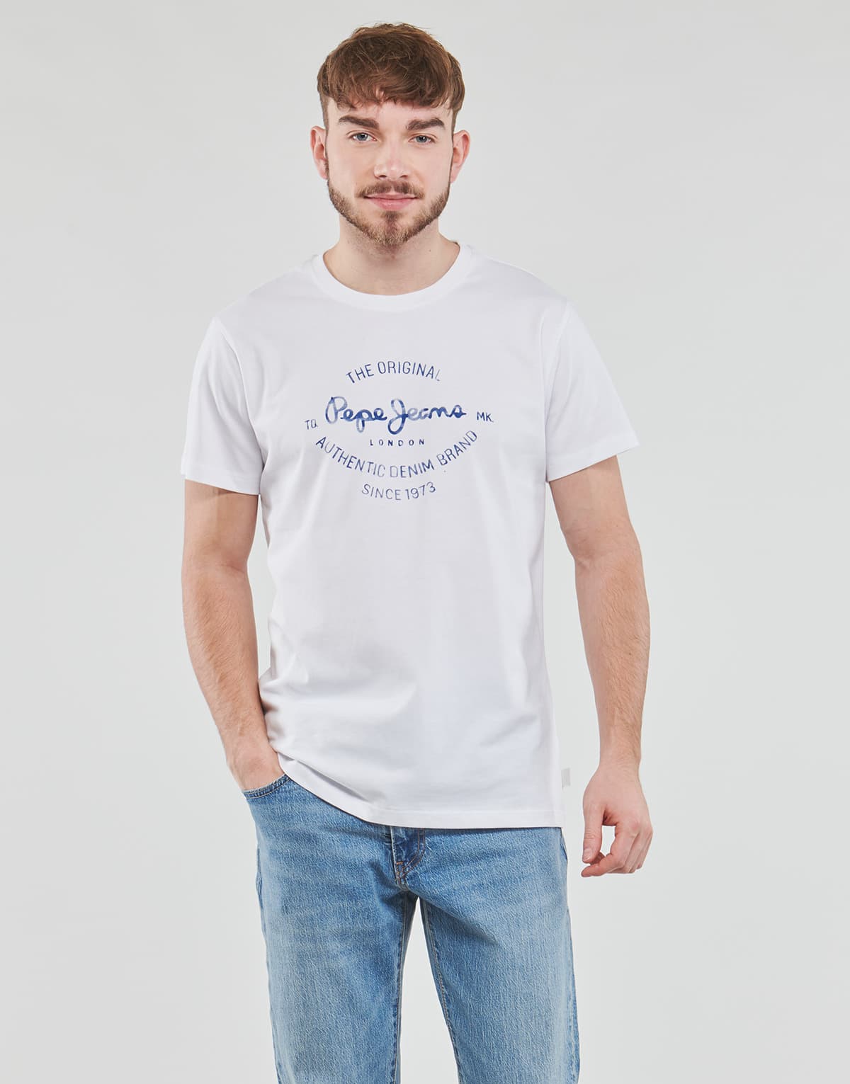 Men's T-Shirts Pepe Jeans White