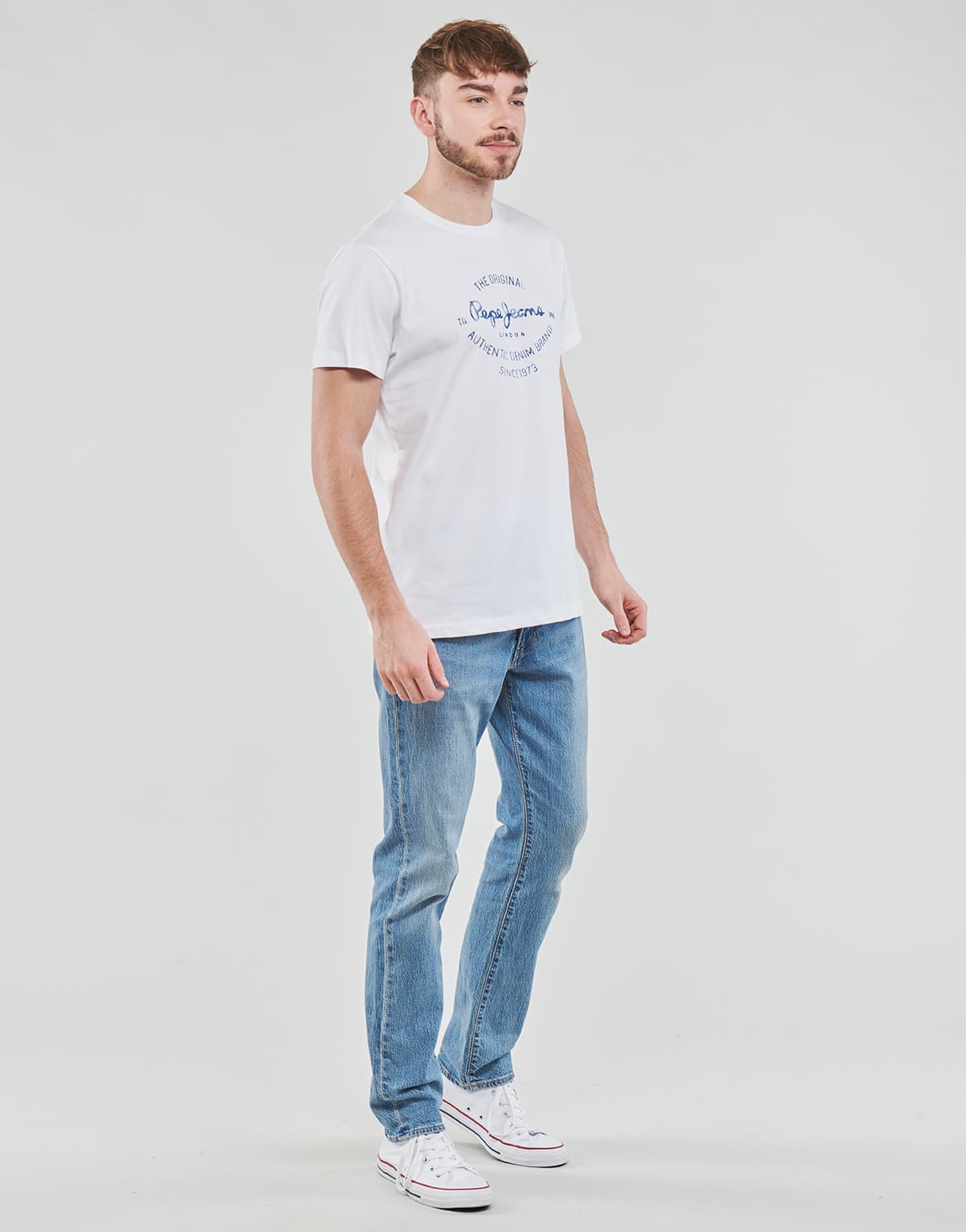 Men's T-Shirts Pepe Jeans White