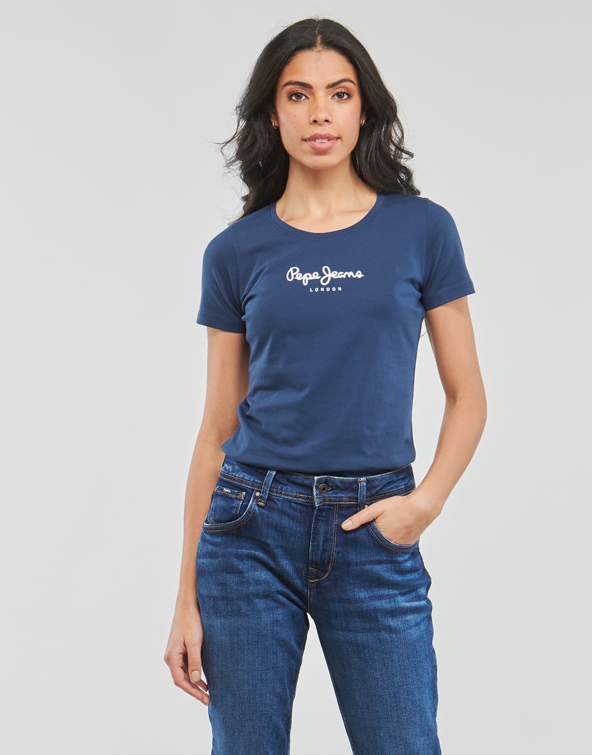 Women's T-Shirts Pepe Jeans Blue