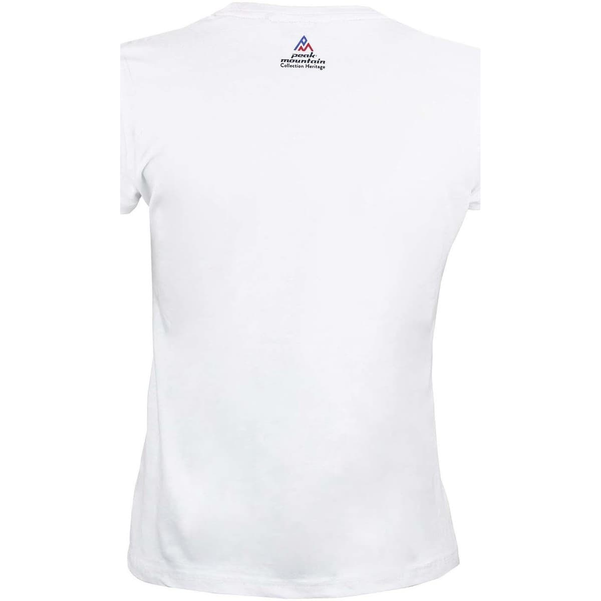 Women's T-Shirts Peak Mountain White