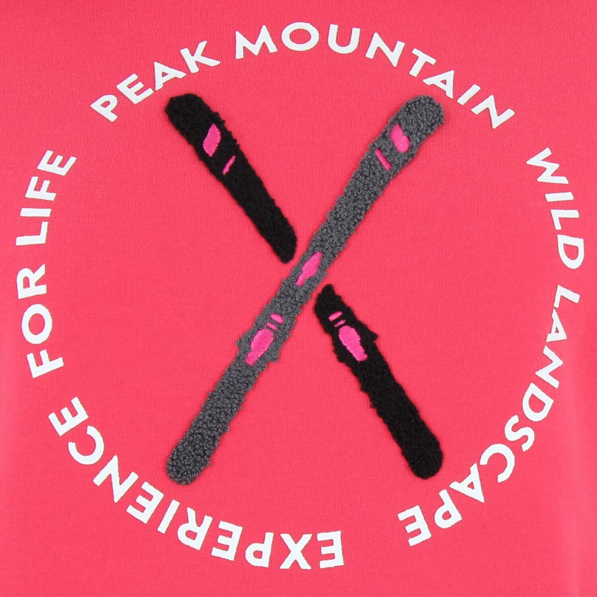 Women's Sweatshirts Peak Mountain Pink